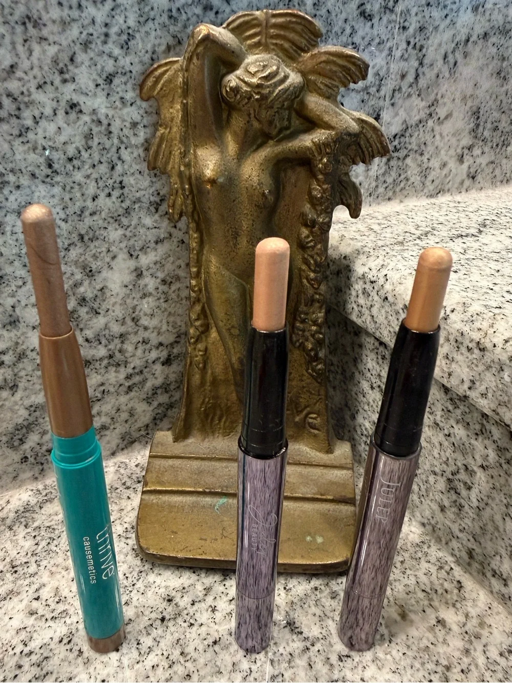 Eyeshadow Stick lot- neutral shimmers by Thrive Causemetics and Julep